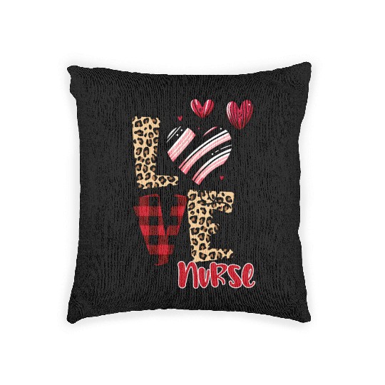 Valentines Retro, Happy Valentine Day Woven Pillows