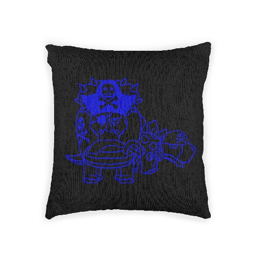 Triceratops Stegosaurus 2 Dinosaur Pirates Dinos Woven Pillows