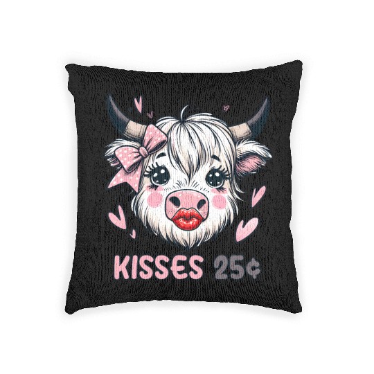 Valentine Retro, Happy Valentines Day Woven Pillows
