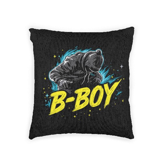 B-Boy Breakdance Breakdancer Urban Hip Hop Woven Pillows
