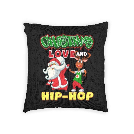 Christmas, Love & Hip Hop, Santa’s Holiday Look Woven Pillows