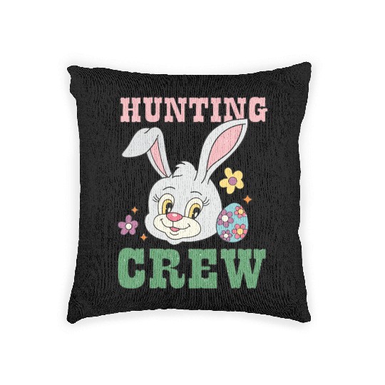 Happy Easter Day, Easter Bunny Woven Pillows
