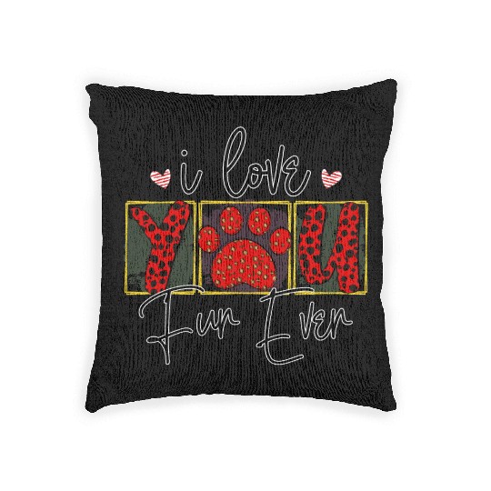 Valentines Cute, Valentine Day Woven Pillows