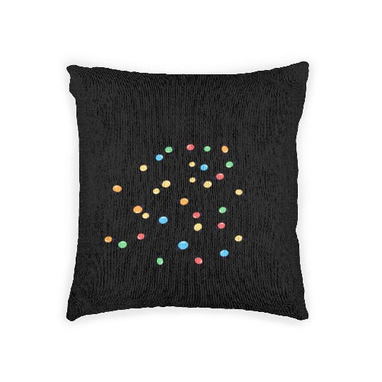 Christmas Lights I'm Fine funny Xmas Woven Pillows