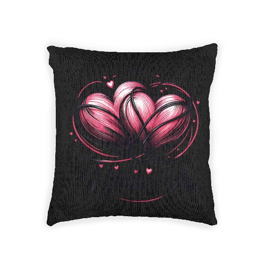 Happy Valentines Day Woven Pillows