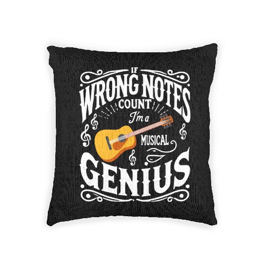 If wrong notes count I'm a musical genius guitar Woven Pillows