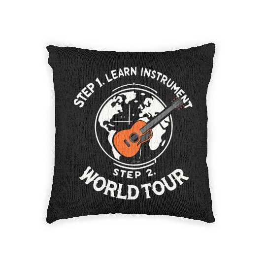 Step 1 Learn instrument Step 2 World Tour Woven Pillows