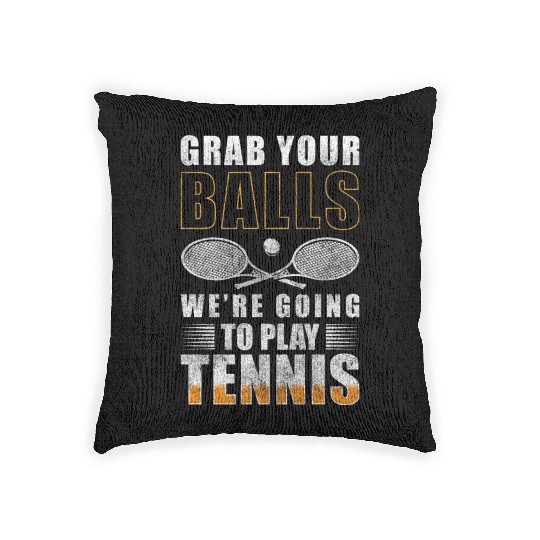 Tennis Ball Competitive Sport Workout Tournament Woven Pillows