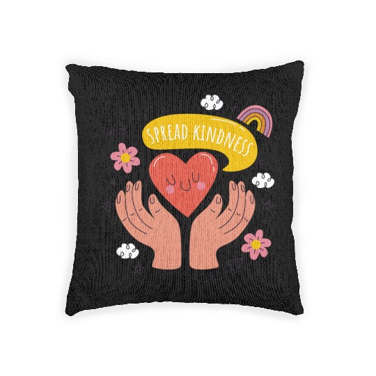 World Kindness Day Woven Pillows
