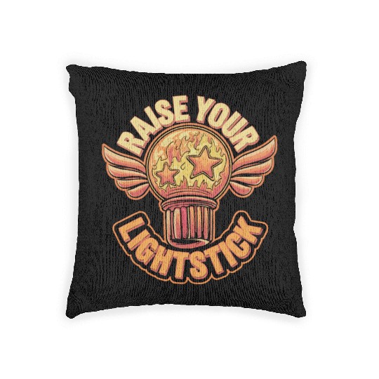 K-Pop Korean Pop Music South Korea Kpop Lightstick Woven Pillows