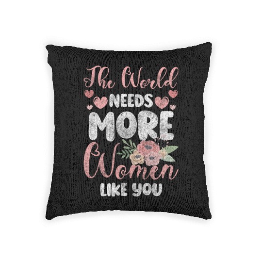 Women's Day Power Frida Kahlo Woven Pillows