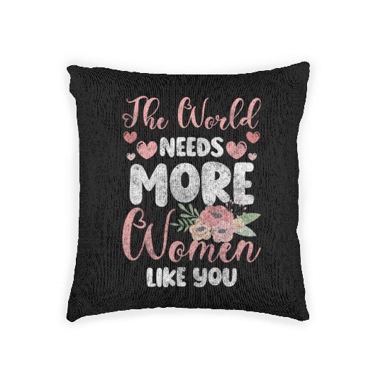 Women's Day Power Frida Kahlo Woven Pillows
