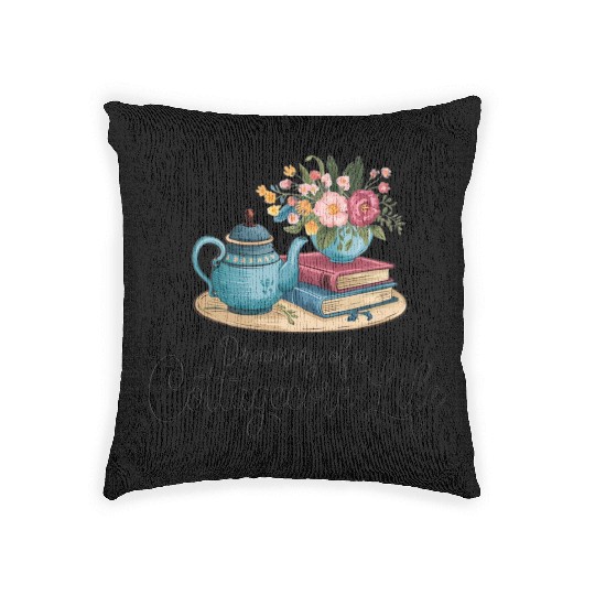 Dreamy Cottagecore Vibes Woven Pillows