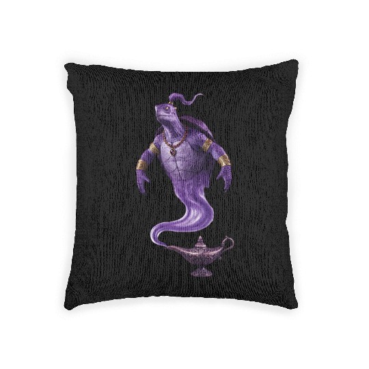 Mystic Turtle Genie - Wishes and Wisdom Woven Pillows