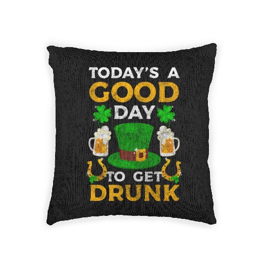 Pub Shamrock Gold World Tour Woven Pillows