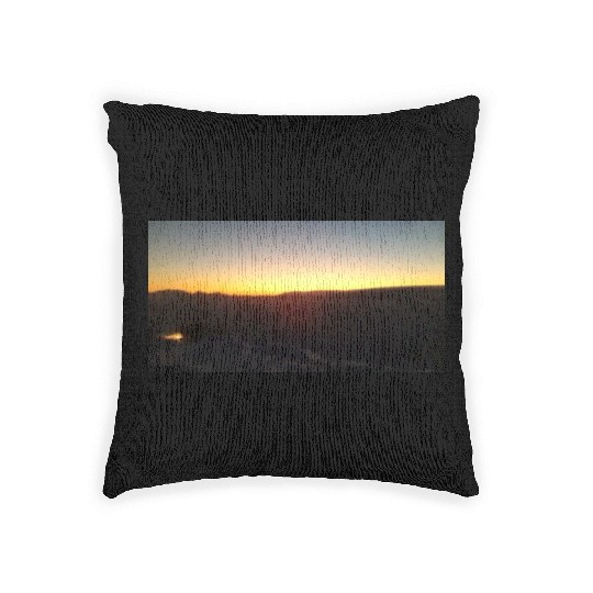 Palmer Station Sunrise Antarctica Gift. Woven Pillows