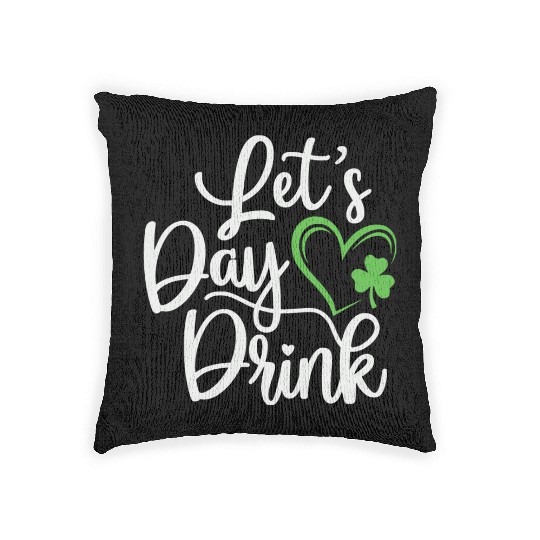 St Patricks Day,Shamrock Woven Pillows