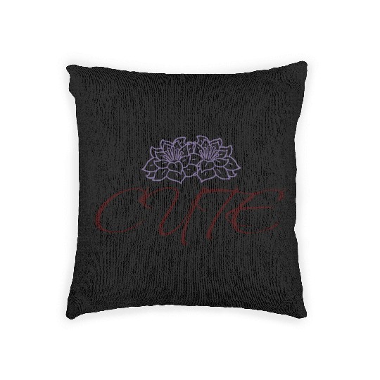 Elegant Floral Lotus Pattern Woven Pillows