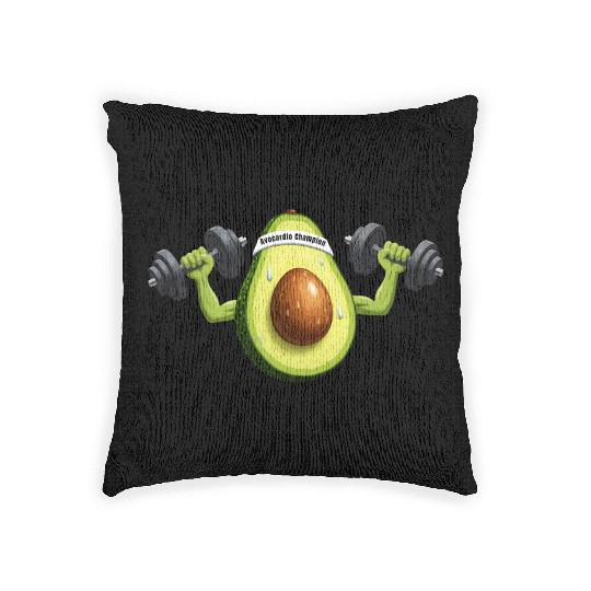 Avocado Fitness Woven Pillows