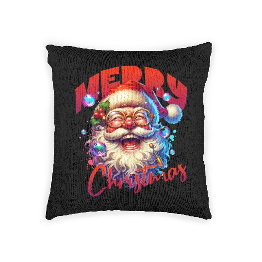 Merry Christmas Woven Pillows