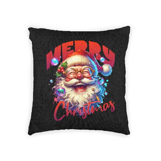 Merry Christmas Woven Pillows