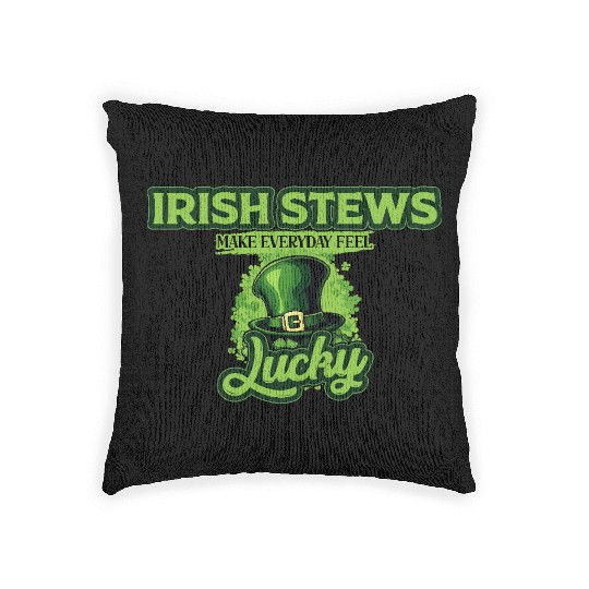 Irish Stews Make Everyday Feel Lucky St Patricks Woven Pillows