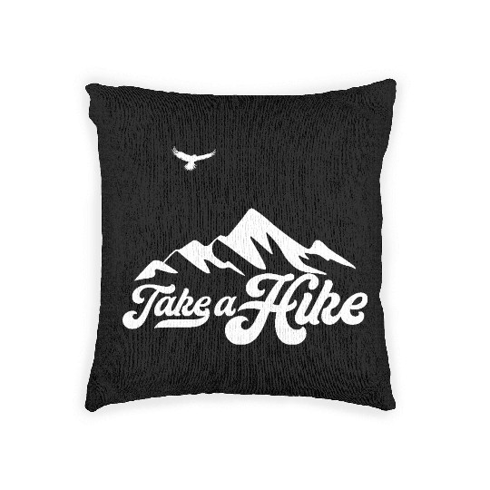 Take A Hike Woven Pillows