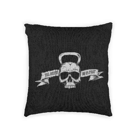 Till Death Do Us Part by BoxKing Woven Pillows