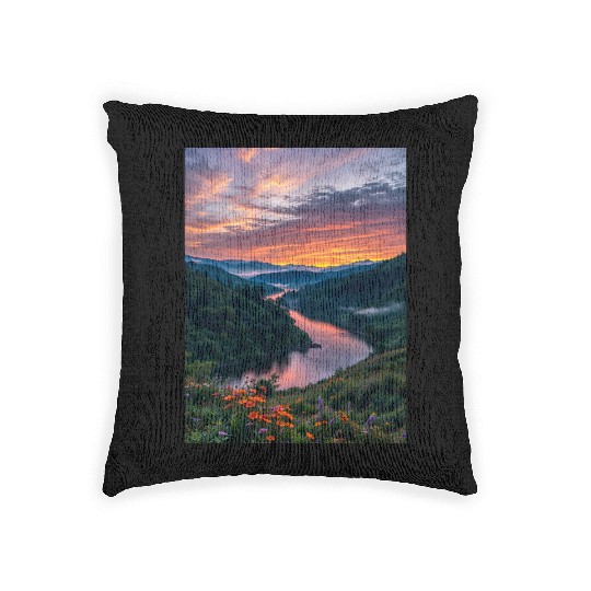Twilight Riverbend Woven Pillows
