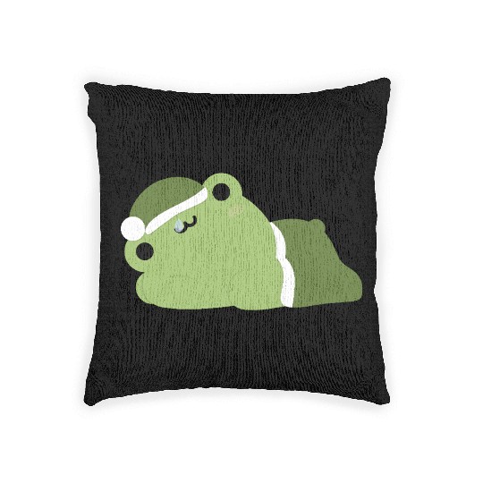 Tired Frog Woven Pillows