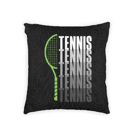 Tennis Enthusiast Passion Reflection Woven Pillows
