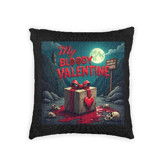 My bloody Valentine Woven Pillows