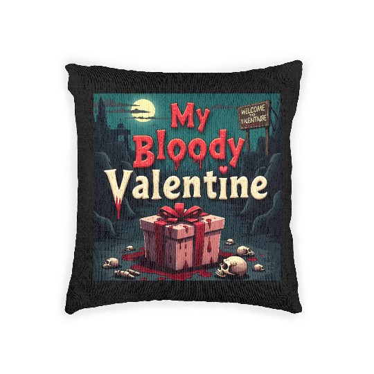 My bloody Valentine Woven Pillows