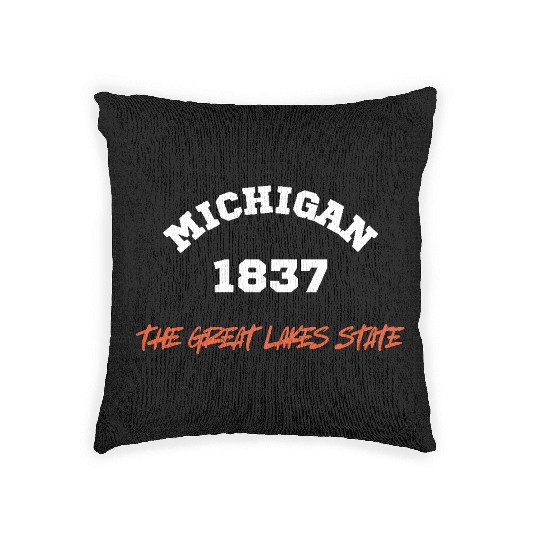 SAILING STRONG IN THE GREAT LAKES STATE Woven Pillows