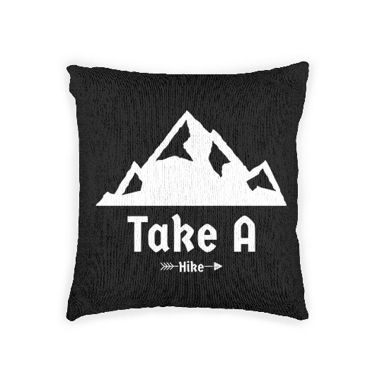 Take a Hike – Mountain Hike Adventure Woven Pillows Woven Pillows