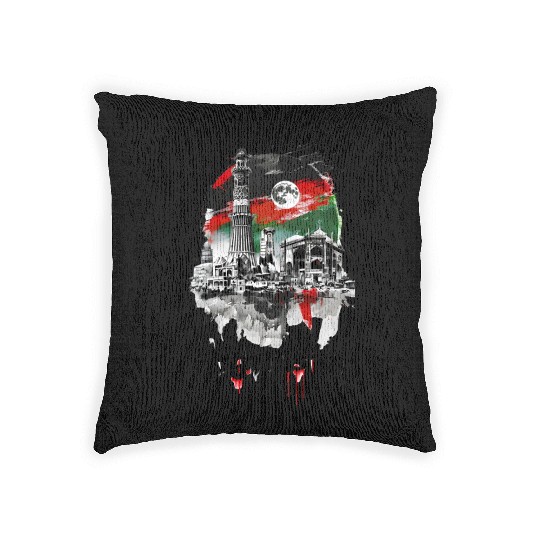 Kabul Store Afghanistan Urban View Woven Pillows