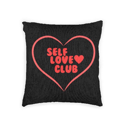 Self Love Club on Women's Woven Pillows