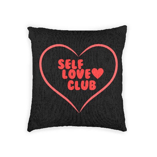 Self Love Club on Women's Woven Pillows