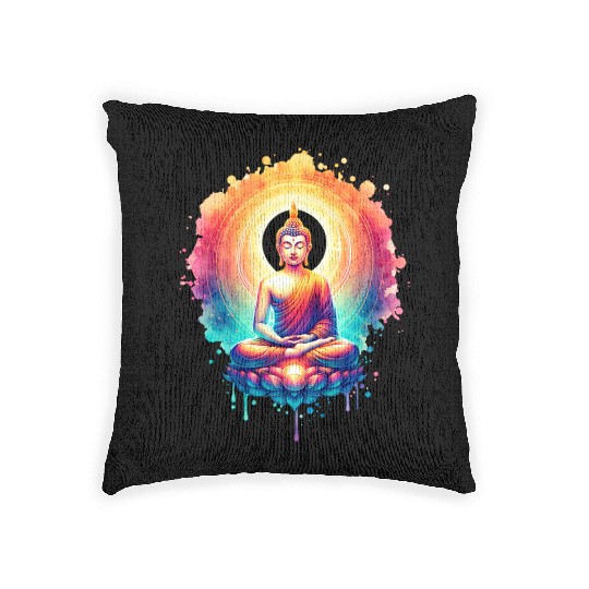 Music Festival Woven Pillows - Colorful Yoga Outfit
