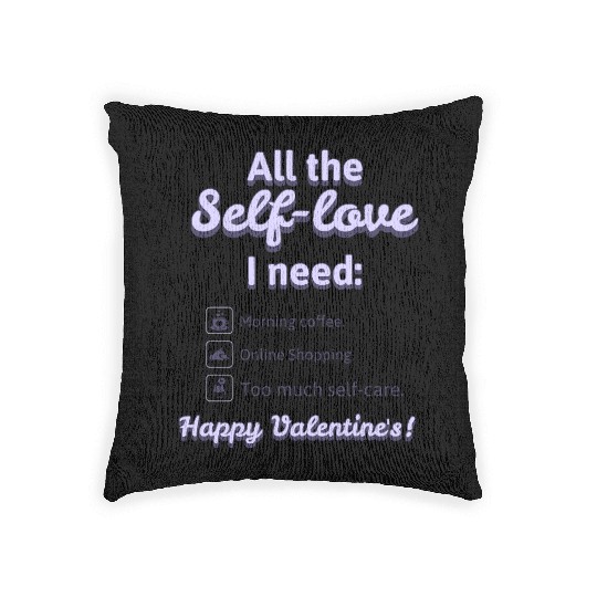 Self Love I Need' Woven Pillows! Woven Pillows
