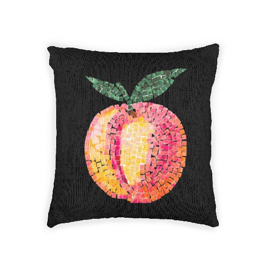 Peach Magic In The Mosaic Woven Pillows