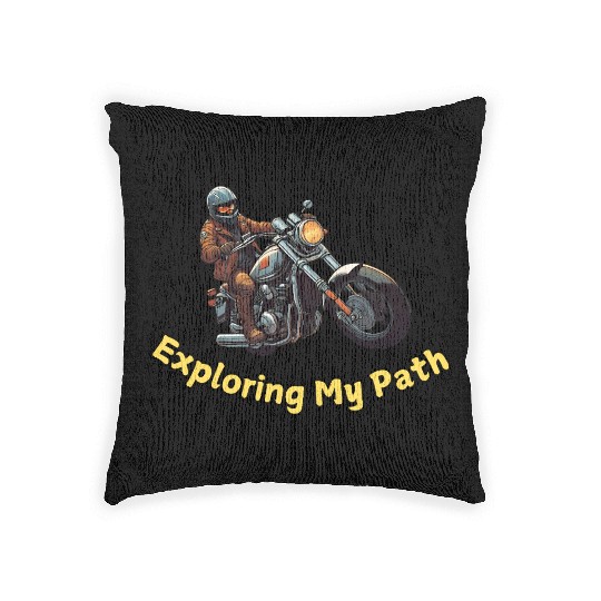 Road Trip - Exploring My Path Woven Pillows