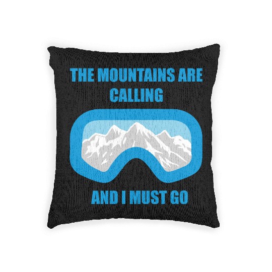 The Mountains are calling Woven Pillows
