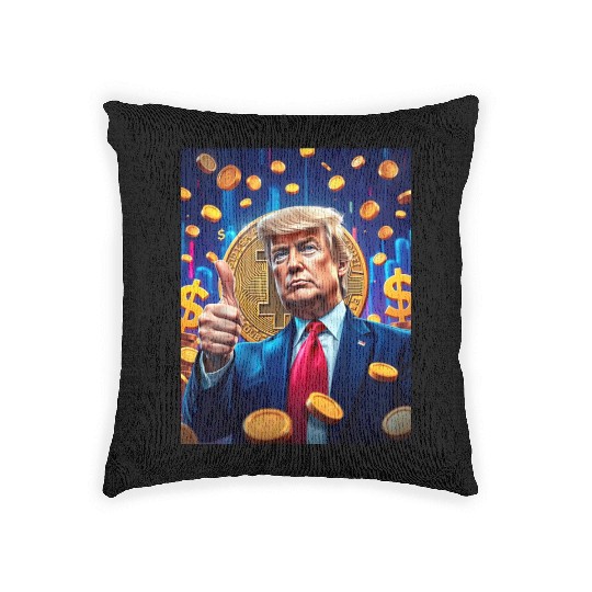 "Trump Digital" Woven Pillows