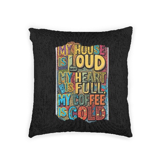 Parenting on hard mode Neurodivergent edition Woven Pillows