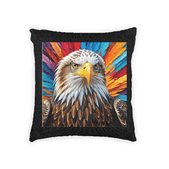 Extra-ordinaire Eagle Design Woven Pillows