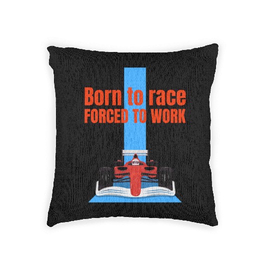 Born to race Woven Pillows