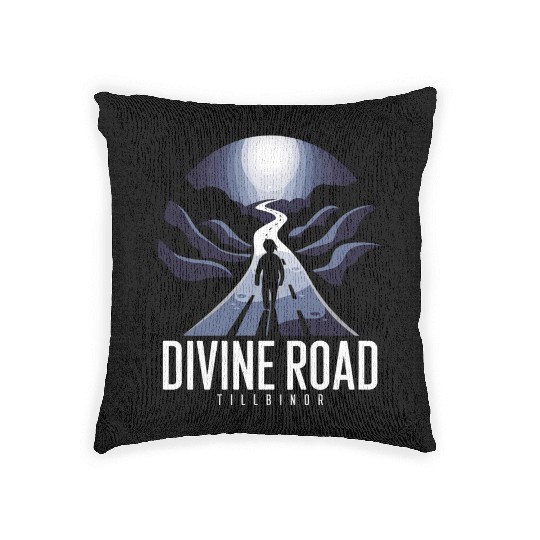 Divine Road, Modern Christian Woven Pillows