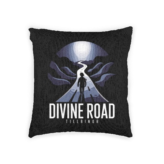 Divine Road, Modern Christian Woven Pillows