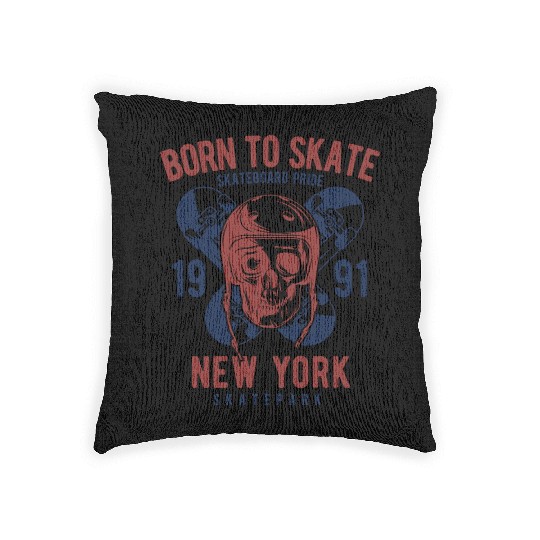 Skateboard Pride: The Rise of Skate Parks in 1991 Woven Pillows